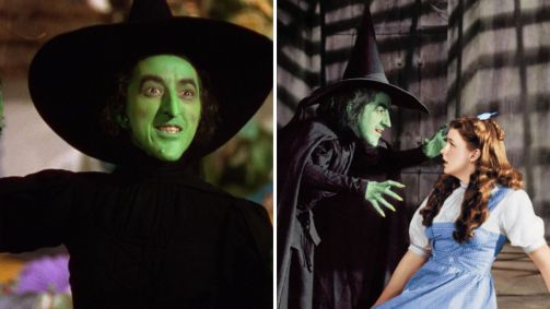Margaret Hamilton em "O Mágico de Oz"