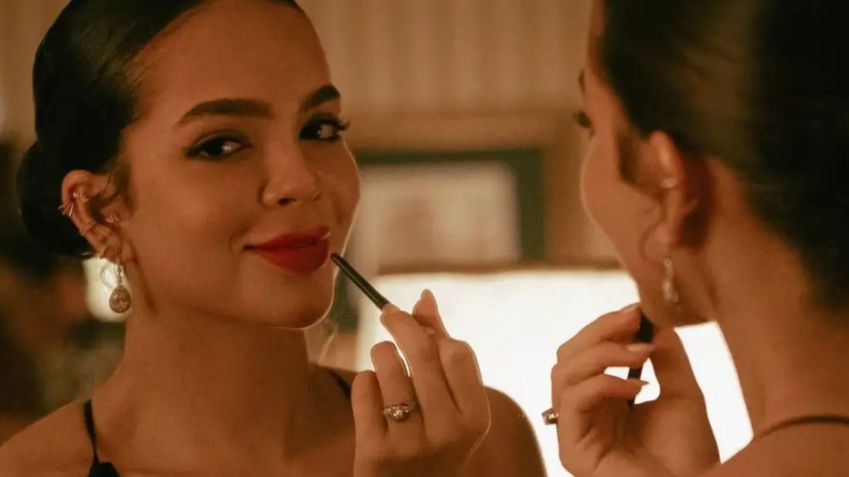 Mel Maia interpreta Mirna Guerra em "Os Donos do Jogo" • Divulgação/Netflix