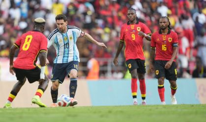 Messi é ovacionado, e Argentina vence Angola em amistoso em Luanda