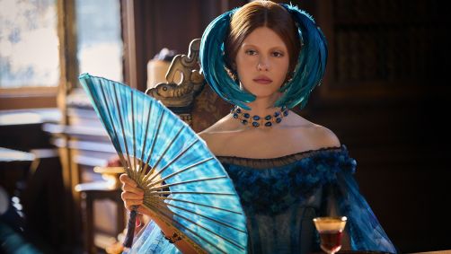 Mia Goth como Elizabeth em "Frankenstein" (2025)