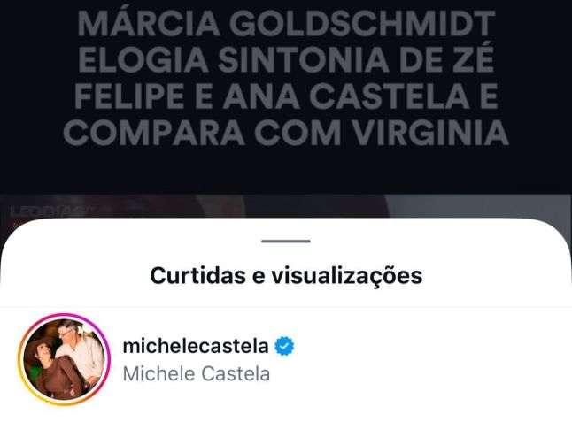 Mãe de Ana Castela curte vídeo atacando namoro de Virginia e Vini Jr. • Reprodução / Instagram