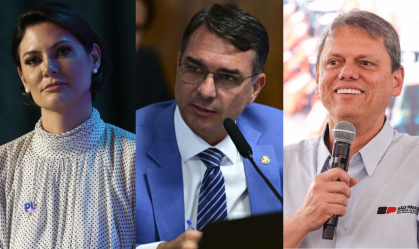 Pesquisa: entre Michelle e Flávio, Tarcísio tem menor rejeição na direita