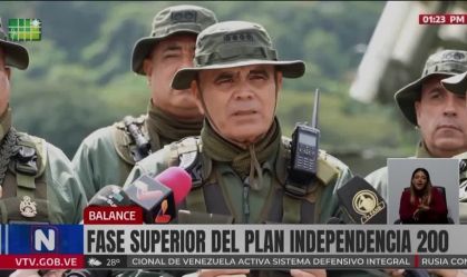 Povo da Venezuela está pronto para defender pátria, diz ministro da Defesa