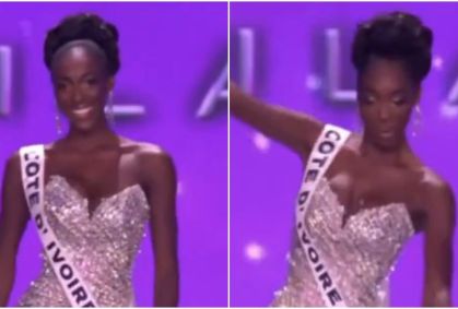 Miss Universo 2025: participante tropeça ao ser anunciada no top 5