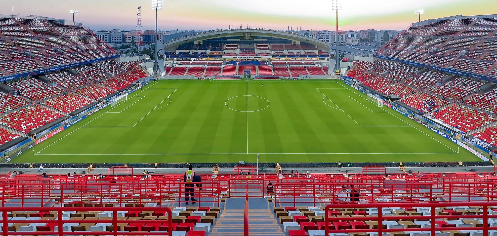 Estádio Mohamed Bin Zayed, em Abu Dhabi, nos Emirados Árabes Unidos