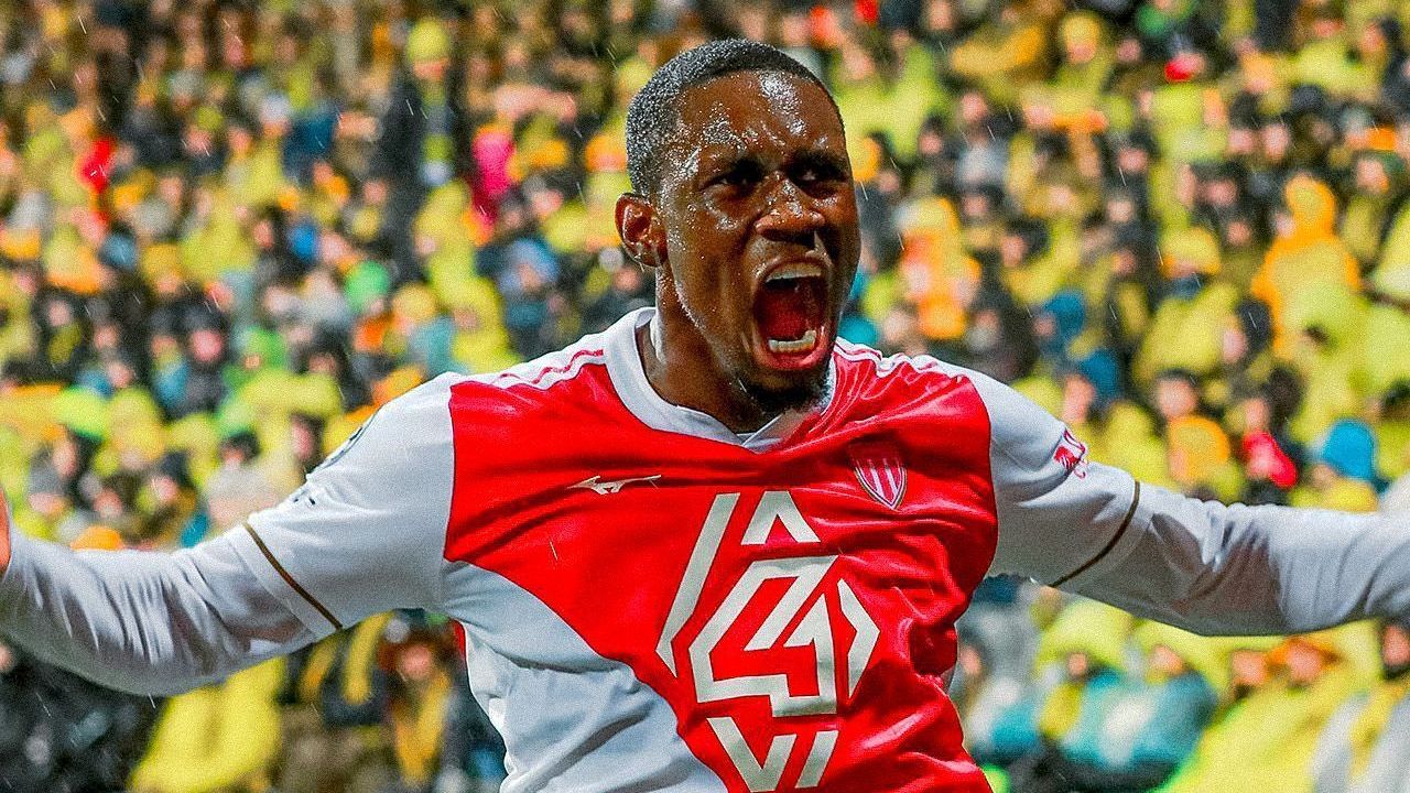 Folarin Balogun celebrando seu gol diante do Bodo/Glimt