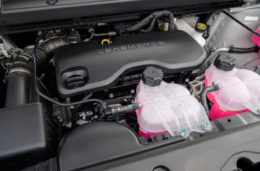 Motor do Leapmotor C10 REEV • Leapmotor/Divulgação