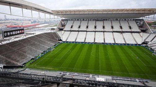 Neo Química Arena antes do confronto entre Corinthians e Grêmio pelo Brasileirão