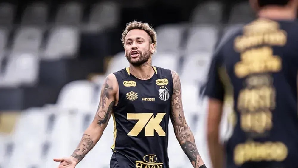 Neymar está confirmado para duelo decisivo do Santos contra o Juventude
