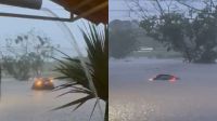 Vídeo: Mulher morre após enxurrada arrastar veículo durante temporal em SP