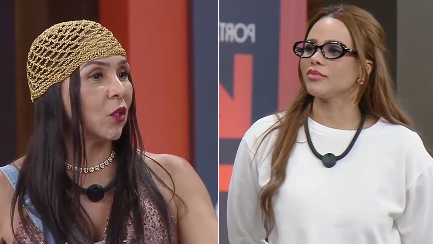 Yoná e Gabily discutiram no início de "A Fazenda 17" • Reprodução/Record