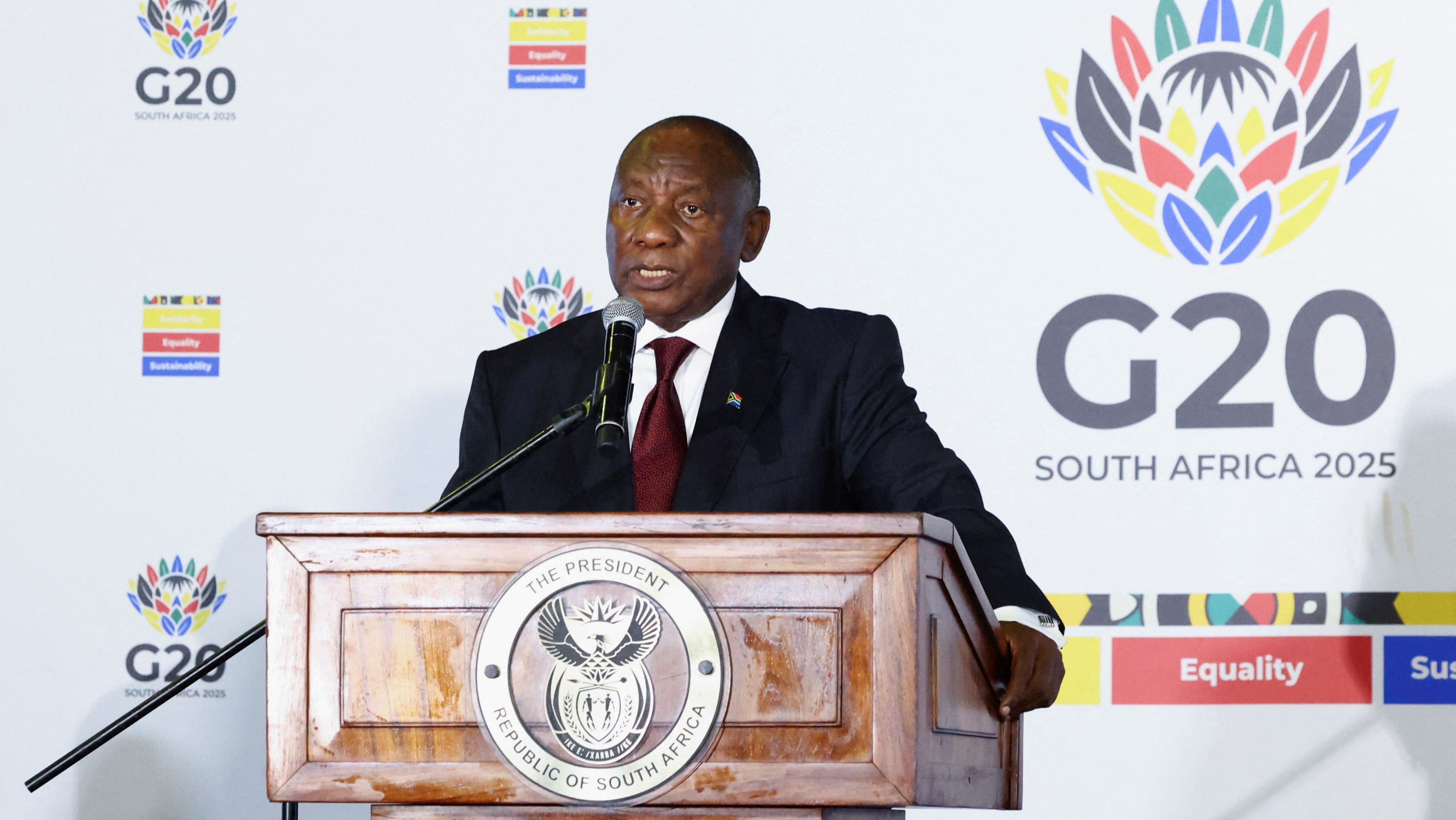 Cyril Ramaphosa | CNN Brasil