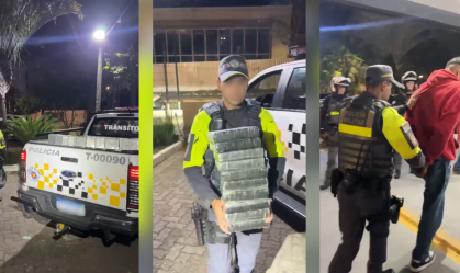 Dupla foge de blitz e é presa com cocaína e maconha em São Paulo