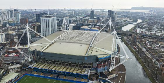 Principality Stadium, em Cardiff, no País de Gales