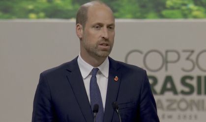 Príncipe William diz que TFFF é "fundamental para estabilidade climática"