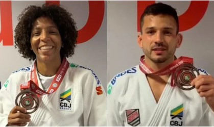 Rafaela Silva e Daniel Cargnin conquistam medalha de bronze no Grand Slam de Judô de Abu Dhabi