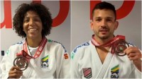 Rafaela Silva e Daniel Cargnin conquistam bronze no Grand Slam de Judô