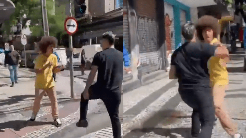 Deputado estadual do PT foi visto trocando socos com homem em Curitiba • X/Eixo Político