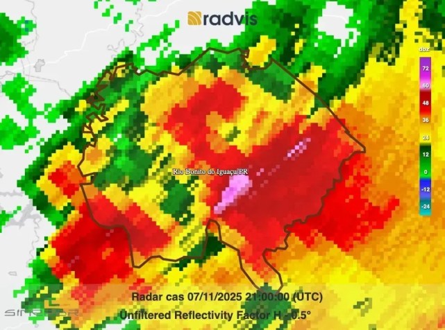 Rio Bonito do Iguaçu (PR) • Simepar