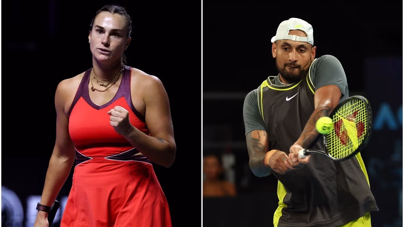 Sabalenka e Kyrgios se enfrentarão na "Batalha dos Sexos"