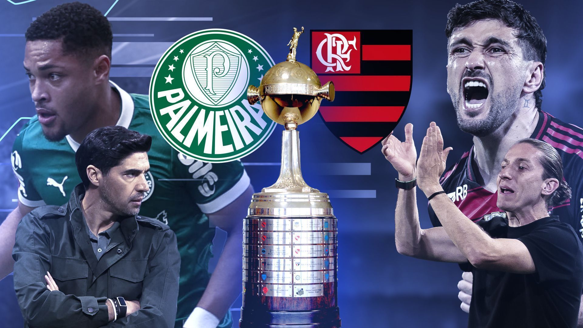 Palmeiras e Flamengo se enfrentam na final da Libertadores