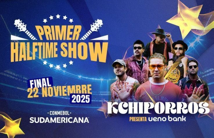 Anúncio da Conmebol para o show de Kchiporros • Divulgação/Conmebol