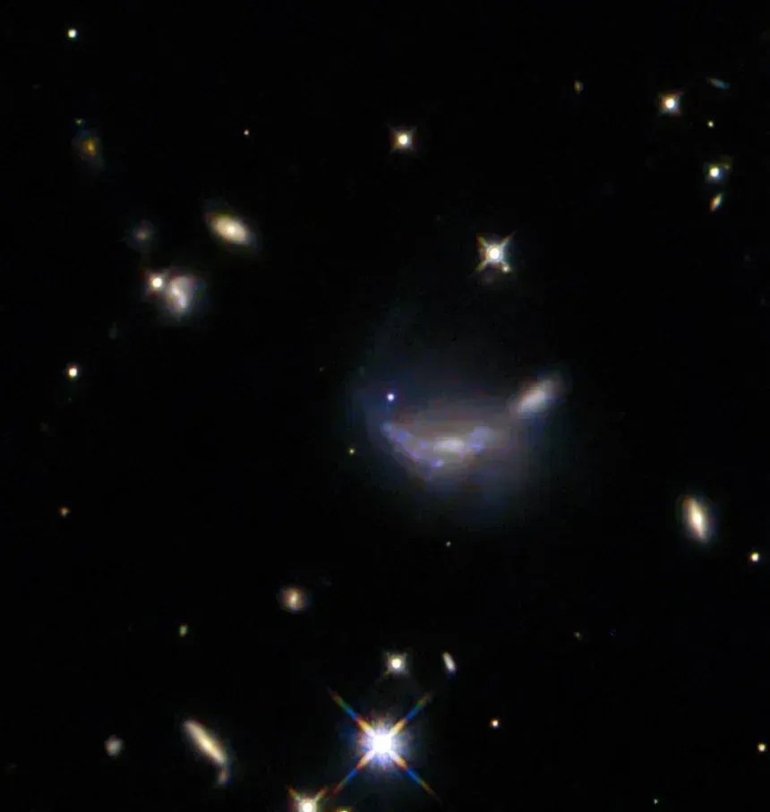 Imagem do Telescópio Espacial Hubble mostra uma supernova na constelação de Gêmeos • ESA/Hubble/Nasa/RJ Foley (UC Santa Cruz)