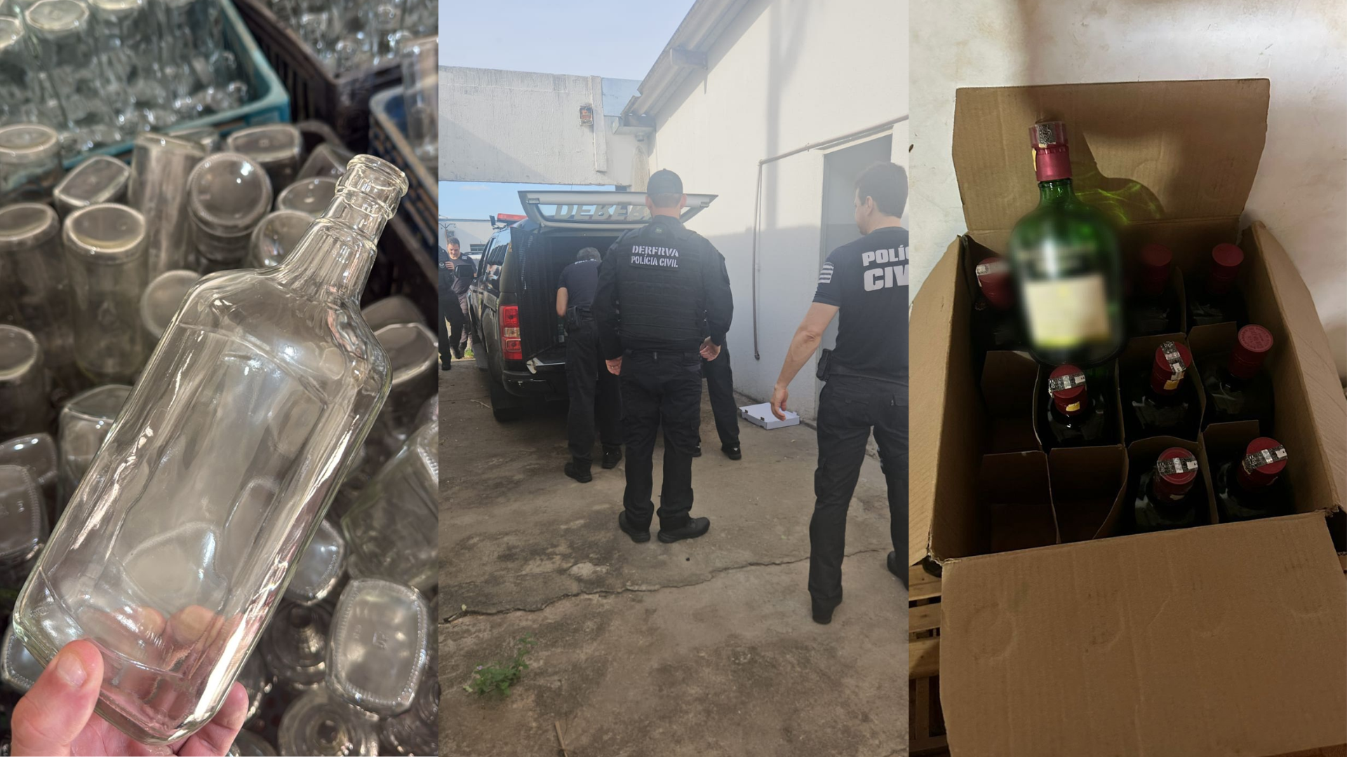 BEBIDAS ADULTERADAS OPERAÇÃO