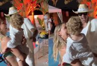 Tata e Cocielo curtem aniversário da influencer e web cogita reconciliação