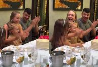 Tata e Cocielo almoçam juntos após beijo em festa da influencer