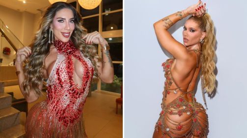 Tati Minerato é musa da Grande Rio