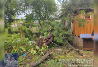 Temporal causa estragos em cidades de Santa Catarina