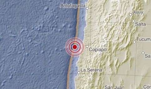 Terremoto de magnitude 5,7 atinge costa no norte do Chile