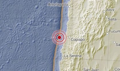 Terremoto de magnitude 5,7 atinge costa no norte do Chile