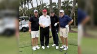 Após ameaça à Venezuela, Trump publica foto jogando golfe na Flórida