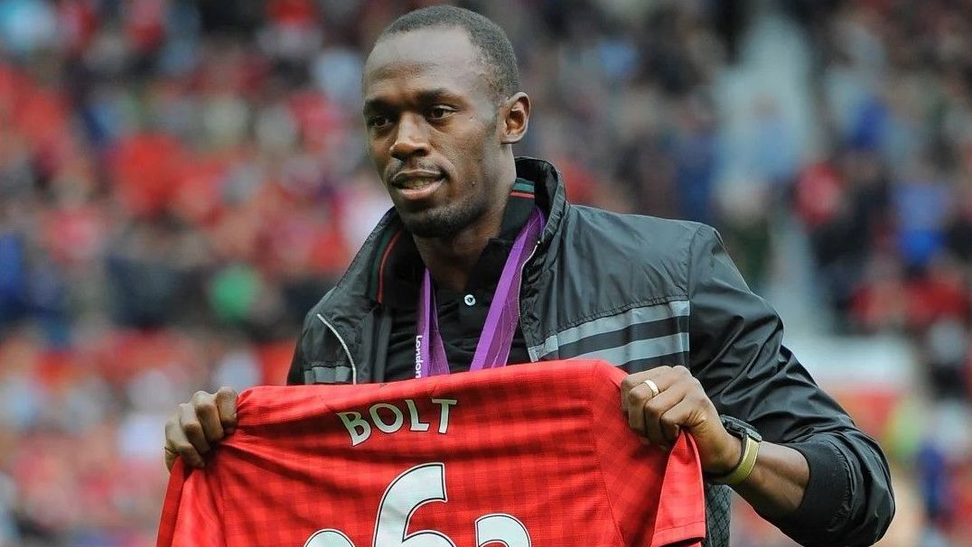 Usain Bolt é torcedor do Manchester United