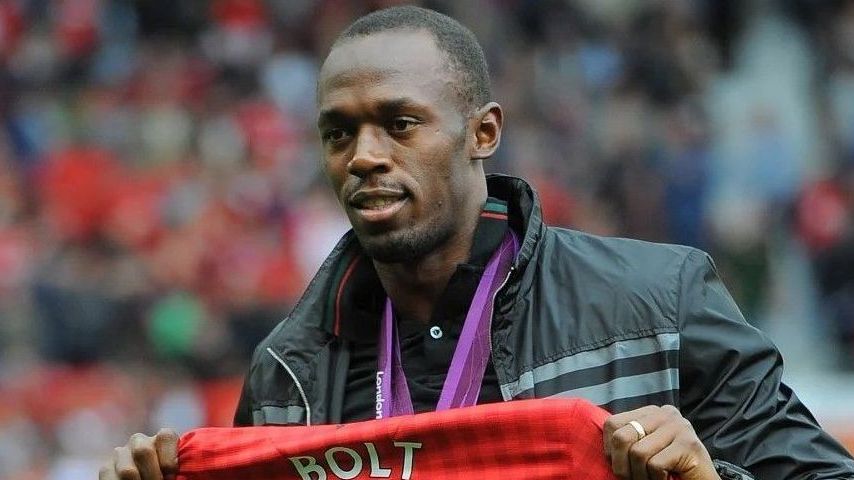 Usain Bolt é torcedor do Manchester United
