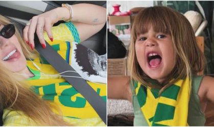 Virginia mostra Maria Alice torcendo por Vini Jr.; veja