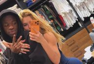 Virginia posta foto antes de viagem de Vini Jr.: "Deus acompanhe"