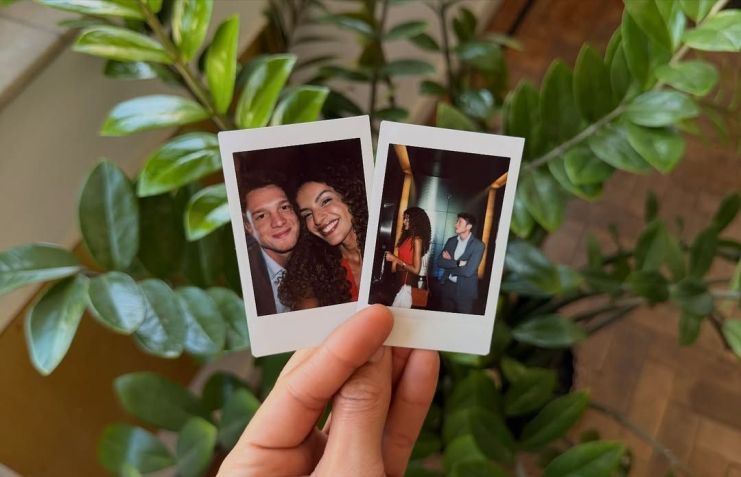 Gabriela Loran (Viviane) e Pedro Novaes (Leonardo) em "Três Graças" • Instagram/Gabriela Loran