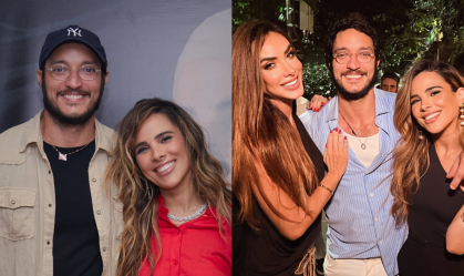 Após suposto romance, Wanessa posa com Allan Lima em aniversário