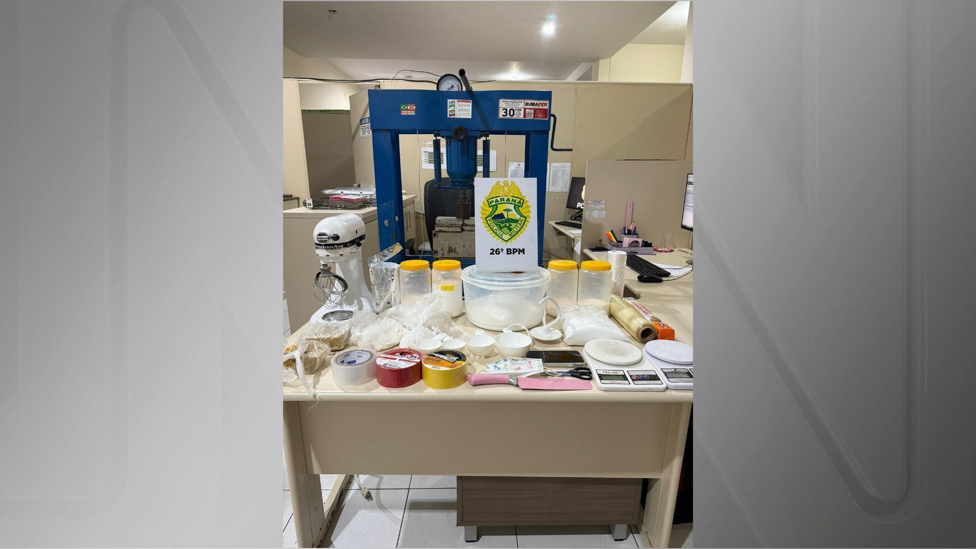 Imagem de destaque do post: Laboratório clandestino de cocaína é encontrado em cidade do PR