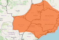 Inmet emite alerta laranja para tempestades em parte do país
