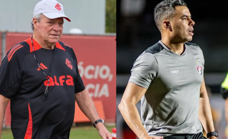 Abel Braga, do Inter, e Jair Ventura, do Vitória
