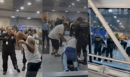 Homem fica bêbado na sala vip, perde voo e tenta quebrar aeroporto em PE