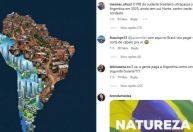 Brasileiros invadem redes de Milei após post mostrando Brasil como favela
