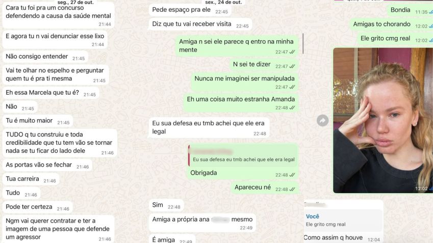 Ex-namorada de Dado Dolabella expõe prints e agressões •