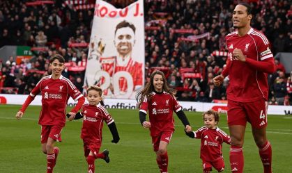 Liverpool e Wolverhampton fazem homenagem para Diogo Jota