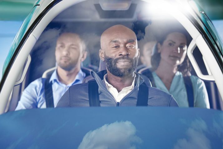 Mock-up do carro voador da EVE • EVE Air/Divulgação