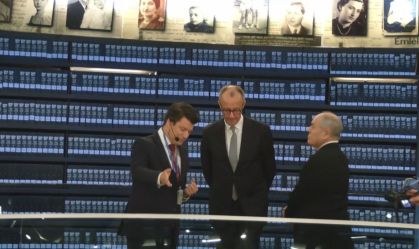 Chanceler da Alemanha visita memorial do Holocausto em Jerusalém